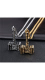 THOR HAMMER PENDANT NECKLACE